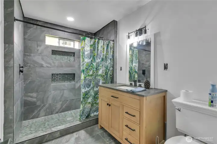 Newly remodeled bathroom