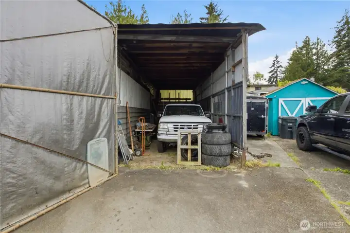 Covered RV parking