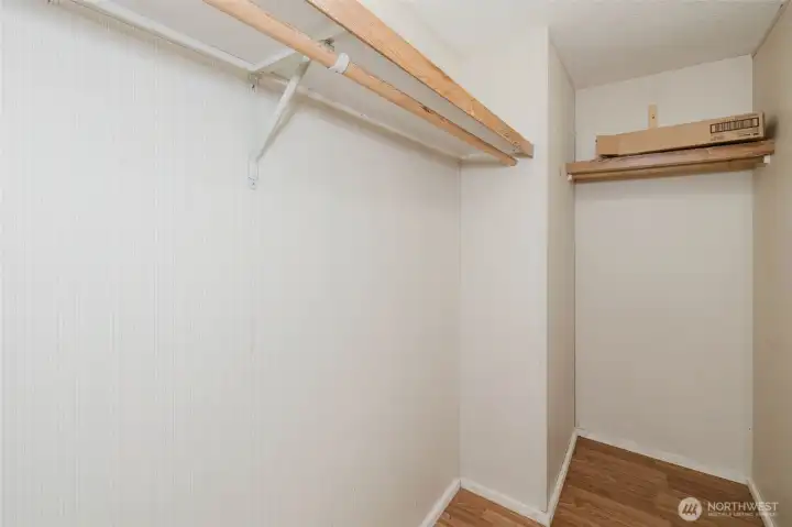 Walk in closet.
