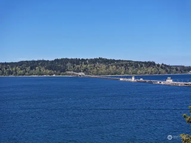 View of the Hood Canal Bridge