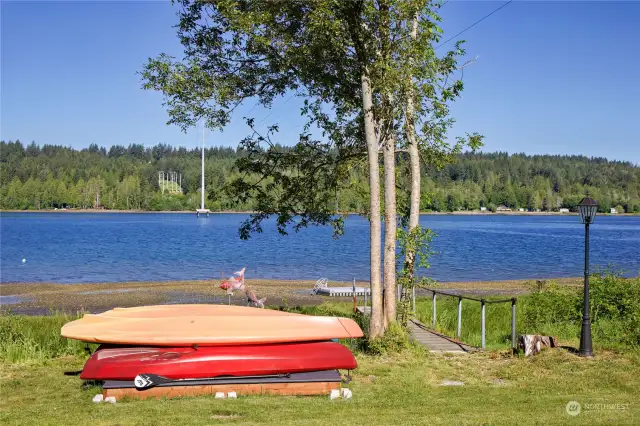 This is the perfect property for kayaking.  The current owner has many kayaks.