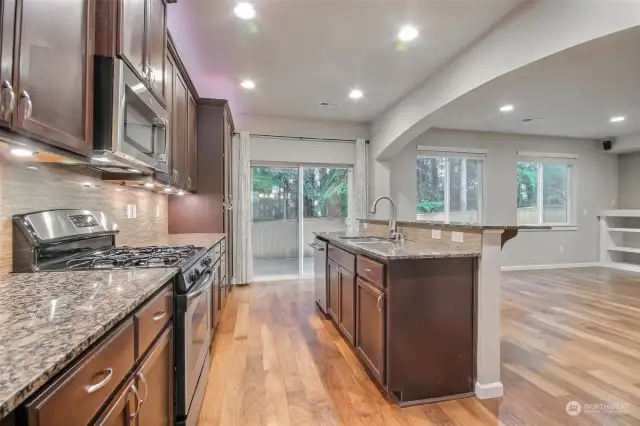 Gourmet kitchen that oozes elegance and class.