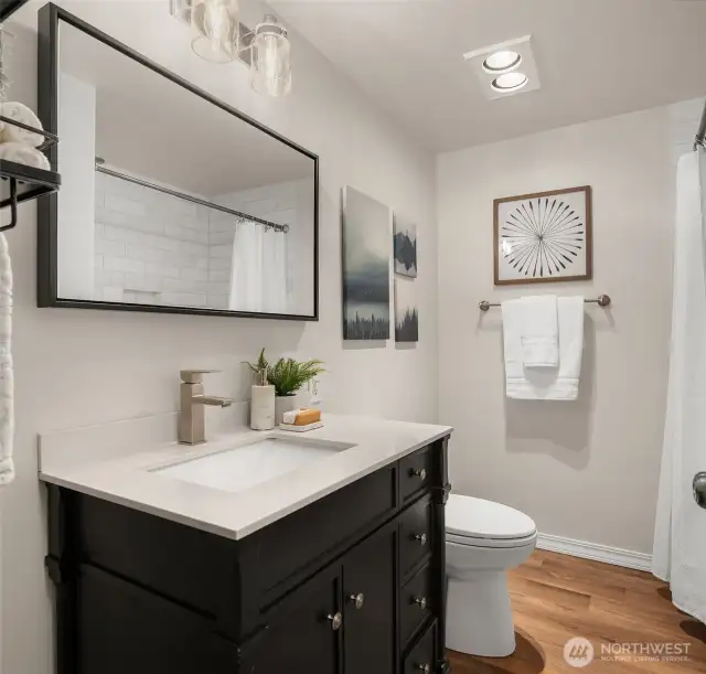 Downstairs full-bathroom