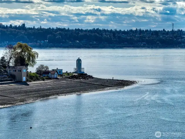 From the estate’s elevated vantage, the Browns Point Lighthouse rises like a sentinel at the tip of the Cove—guiding boats and anchoring the soul of the shoreline. Here, tide and history converge: an ever-present reminder of the area’s maritime heritage, neighborhood charm, and the timeless beauty of life along Puget Sound.