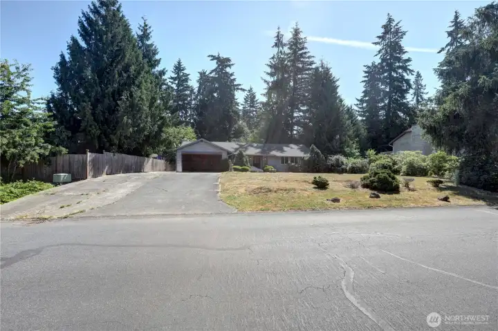 Large front yard and plenty of parking for you and your guests.