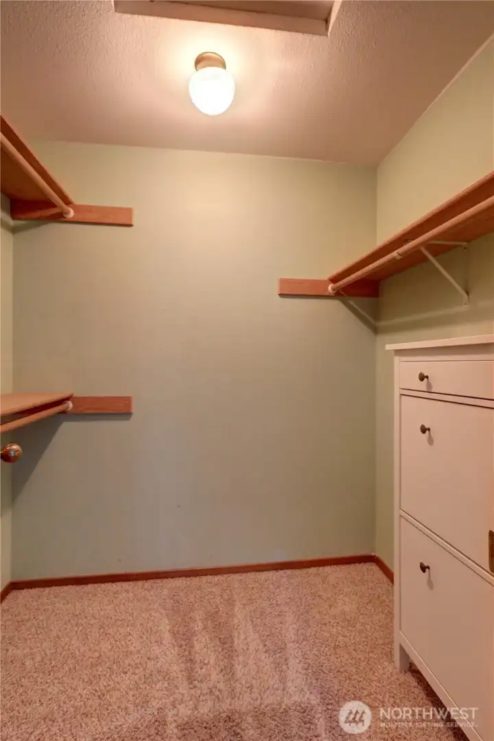 Walk in closet.