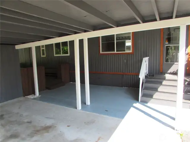FRONT DOOR ENTRY. ALL NEW EXTR. PAINT & TRIM, HOME HAS UPDATED INSULATION INCLUDING VYNAL WINDOWS.