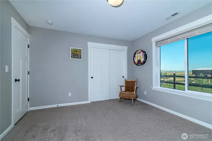 Hall bedroom with southern views