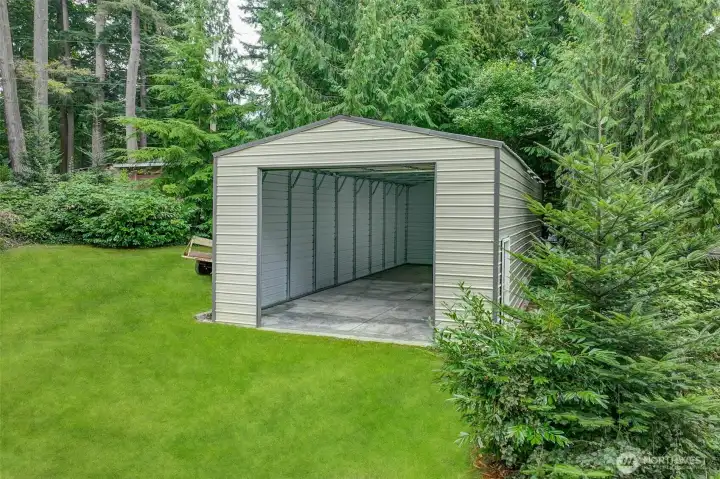 RV Garage w/Electric Door
