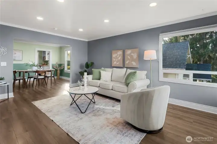 Large front living room