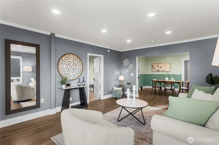 View from the corner window