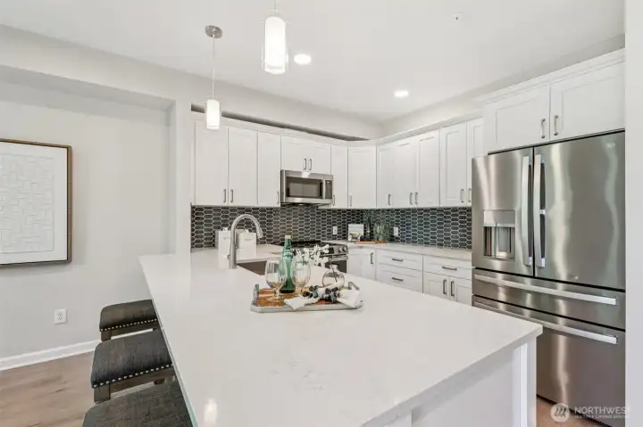 New appliances, granite counters, new cabinets, lighting beautiful