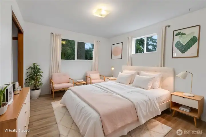 Virtually Staged Bedroom #1