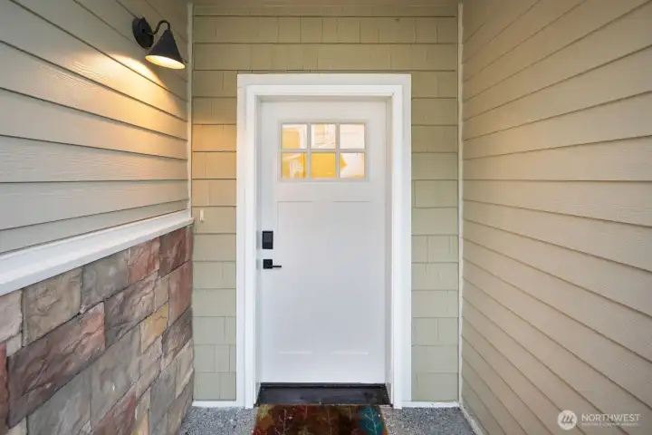 Covered Entry to your new home