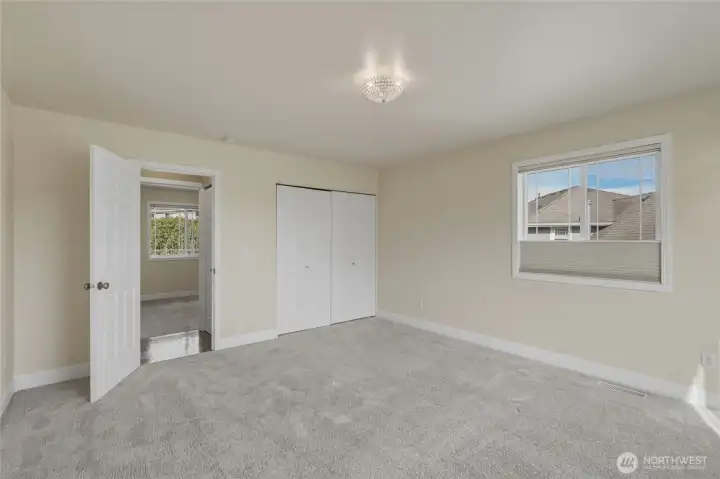 Another view of the largest guest bedroom. Right across the hall you can see the located of guest bedroom #2.