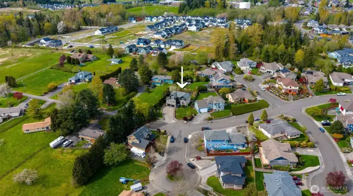Nestled at the very end of a quiet road and surrounded by custom built homes on large lots. This is one of Ferndale's finest and most sought after neighborhoods!