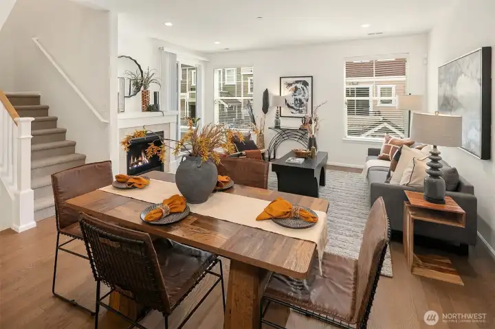 Dining area seamlessly connected to the kitchen and living spaces for effortless everyday living.