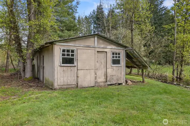 old goat/sheep barn from original owner