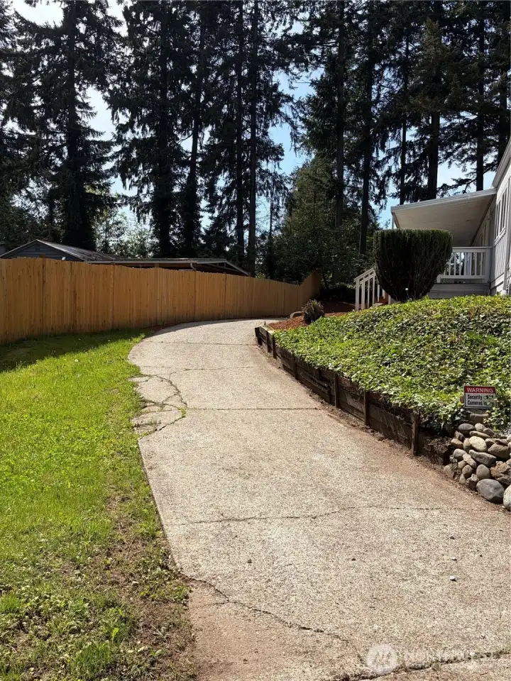 Newly added fence
