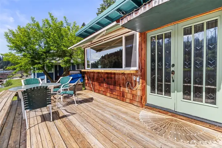 Large Deck & Custom French Doors Large Deck & Custom French Doors