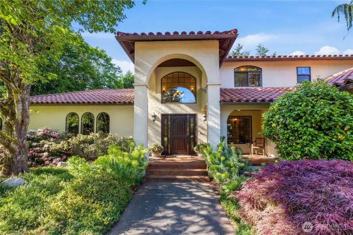 Welcome to this beautifully designed Spanish Mission-inspired home.