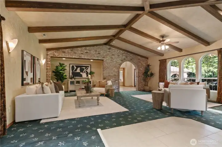 Spacious bonus room with endless possibilities.