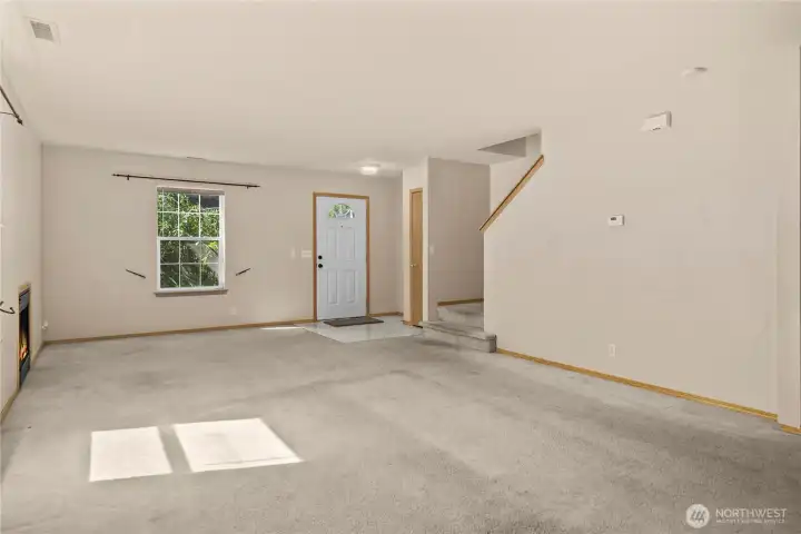 Looking back toward the front door.