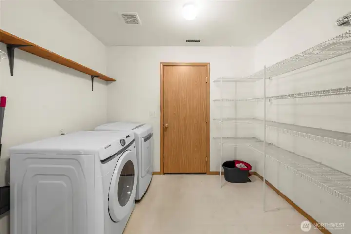 HUGE laundry room will hold all the Costco items!