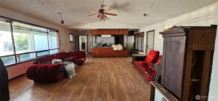 Living Room and Kitchen Living Room and Kitchen