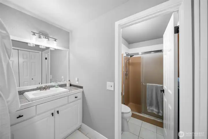 Primary bathroom.