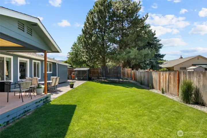 Fully fenced, with sprinklers and irrigation water!