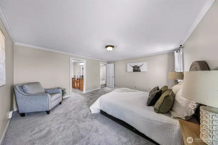 Primary bedroom suite.