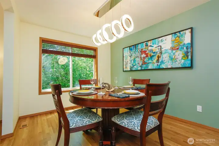 Custom wooden blinds on all windows Custom wooden blinds on all windows