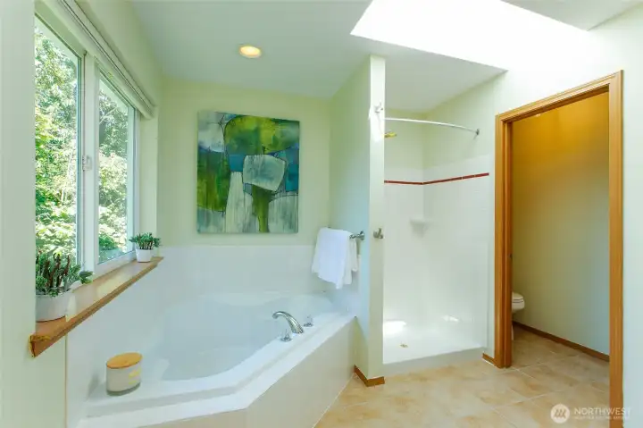 Primary bathroom Primary bathroom