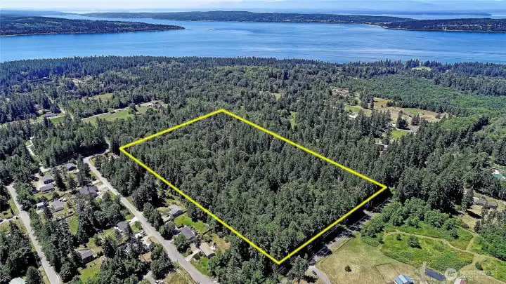 Looking Over Towards West and Whidbey Island~ Looking Over Towards West and Whidbey Island~