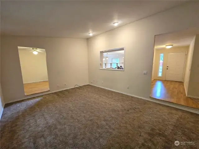 Living Area leads to kitchen or hallway