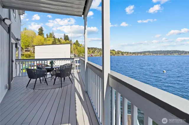 Two spacious entertaining decks