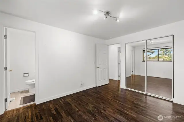 Primary Bedroom with Half Bath