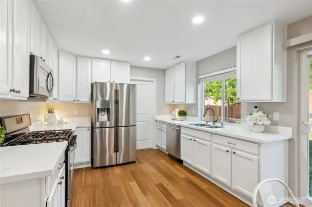 Sun-filled, remodeled kitchen is a chef’s dream.