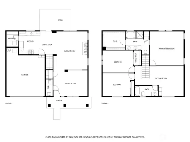 1st & 2nd level floor plans.