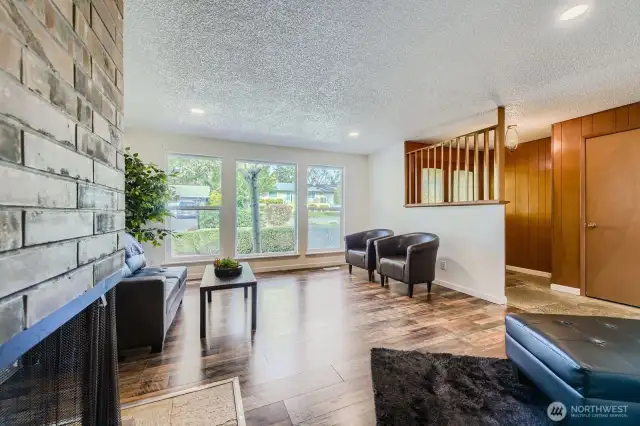Expansive wall of windows, flood the home with natural light