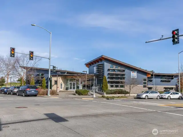 Neighborhood House is a great benefit to the community. Some of the many activities are yoga, after-school programs, programs for seniors, rooms that can be rented for meetings or parties, and more.