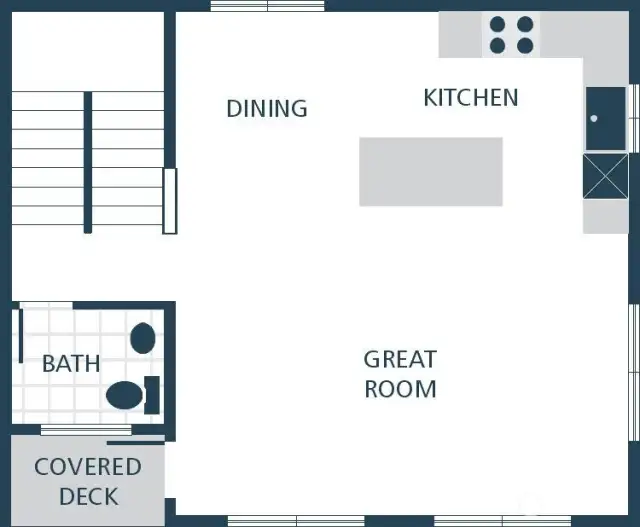 IMAGE IS A RENDERING Photographs are for illustrative purposes only. Features, finishes, interior/exterior colors, landscaping and floorplan shown may vary from actual homes built.