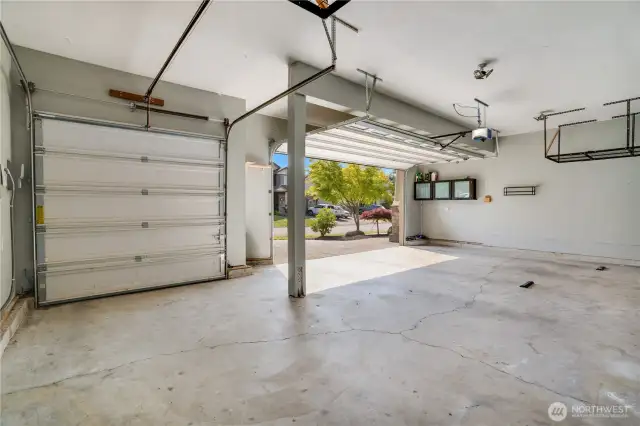 Expansive 3 Car Garage