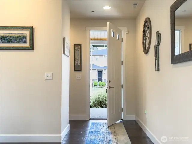 Impressive Entry and 8' Door