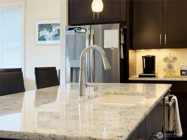 Stainless Steel Refrigerator included