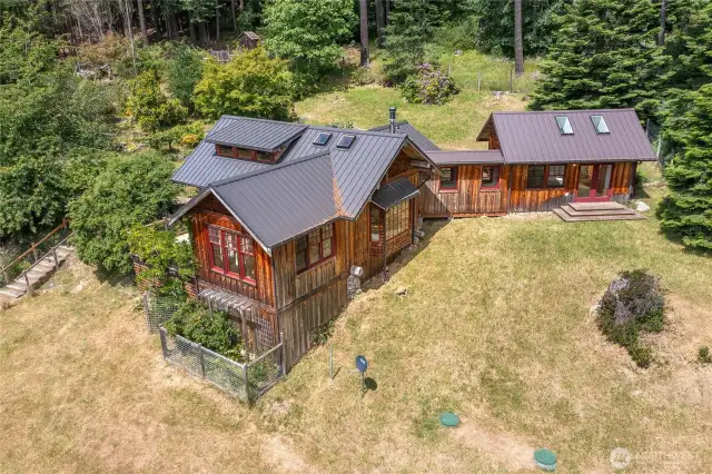 This charming log home underwent an extensive remodel in 2011.