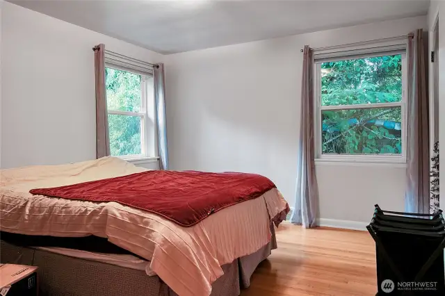 All 3 bedrooms are on the main level.