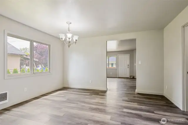 Dining room & Living room