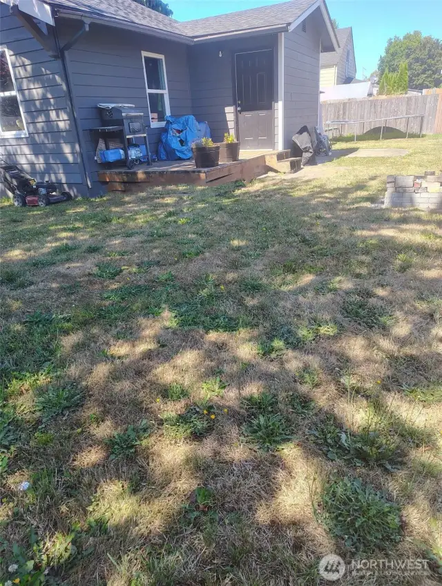 Back deck